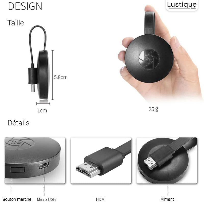 HDMI WiFi Projector | Full HD 1080P | Draadloos Scherm Spiegelen