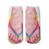 Dames Sokken | Manicure Print | Zachte Stof voor Dagelijks Comfort