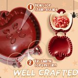 Halloween Taartvorm | Uitsteker & Press | Pompoen, Appel & Eikel | BPA-vrij ABS