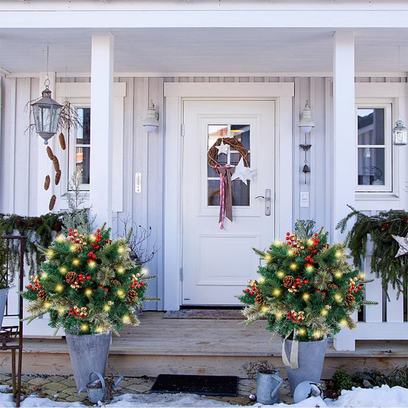 Kerst Decoratie Arrangement | Met LED Verlichting | 45 cm | Voor Binnen & Buiten