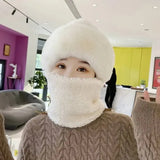 Dames Beanie Met Sjaal | Wintermuts | Winddicht & Extra Warm