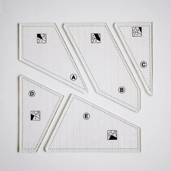 Creatieve Quilt Snijmal | Multi-Patroon | Geschikt voor Stoffen Restjes | 20 cm Quiltblokken