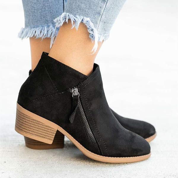 Selene | Tijdloze Comfort & Moeiteloze Elegantie Dames Enkellaarsjes