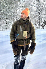 Heren Outdoor Anorak Jas | Stormbestendig | Gebreide Textuur | Winterjack