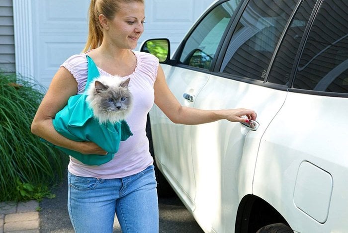 KnuffelenZakje™ Rustgevende Kattenmand