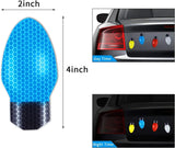 Kerst Auto Decoratie | Reflecterende Lamp Magneet Set | Glow-in-the-Dark | Waterdicht