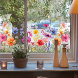 1+1 Gratis | FloraDecoratie™ Herbruikbare Raamstickers