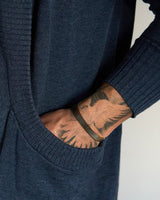 Heren Cardigan Vest | Slim Fit | Lichtgewicht | Shawl Kraag