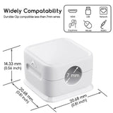 Magnetische Kabel Organizer | Zelfklevende Kabelhouder | Bureau & Auto | 5 Sleuven