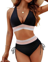 Margaretha™ Bikinisets met Hoge Taille en Buikje