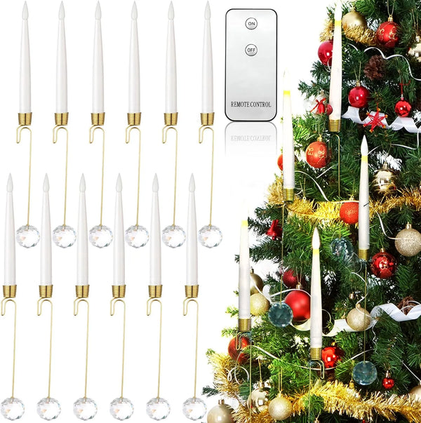 Kerstboom LED Kaarsen | FlickerLite™ | Flameloos | Afstandsbediening & Timer | Warm Witte Sfeerverlichting