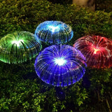 Solar Tuinlamp | Kikkerdril Jellyfish Design | Warm Wit & Kleurenwissel | 75 cm | Waterdicht