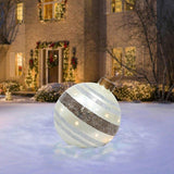 Kerst Opblaasbare Bal | Buitendecoratie | Weerbestendig PVC | 60 cm | 11 Stijlen
