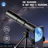 Monoculair Telescoop | 10–300X Zoom | Nachtzicht | Waterdicht & Schokbestendig | Compact Titanium