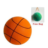 Stille Basketbal | Zachte PU Schuim Bal | Indoor Dribbelen zonder Geluid | 300g