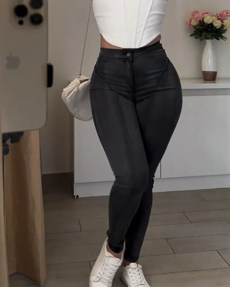 Dames Skinny Jeans | High Waist | Stretch Pasvorm | Corrigerend Effect