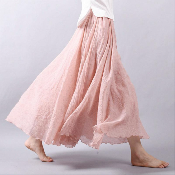 Dames Losse Plissé Rok | Bohemien