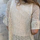 Claudia™ Gebreide Holle Cardigan