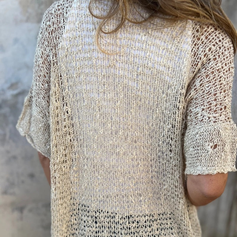 Claudia™ Gebreide Holle Cardigan