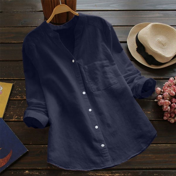 Dana | Lichtgewicht Linnen Shirt voor Vrouwen in Zomerse Stijl
