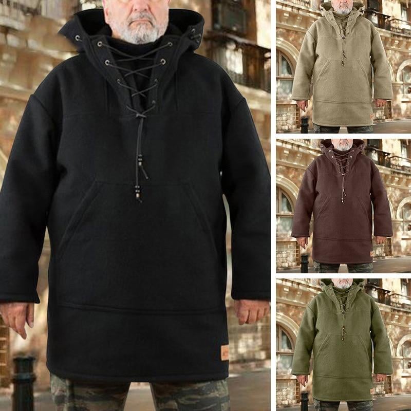 Heren Outdoor Anorak Jas | Stormbestendig | Gebreide Textuur | Winterjack