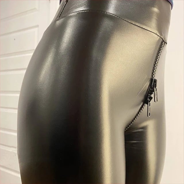 Dames Broek | Matte Look | Hoogwaardig Kunstleer | Slim Fit