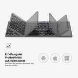 Mini Bluetooth Toetsenbord | Compact, Opvouwbaar & Draagbaar | Inclusief Touchpad