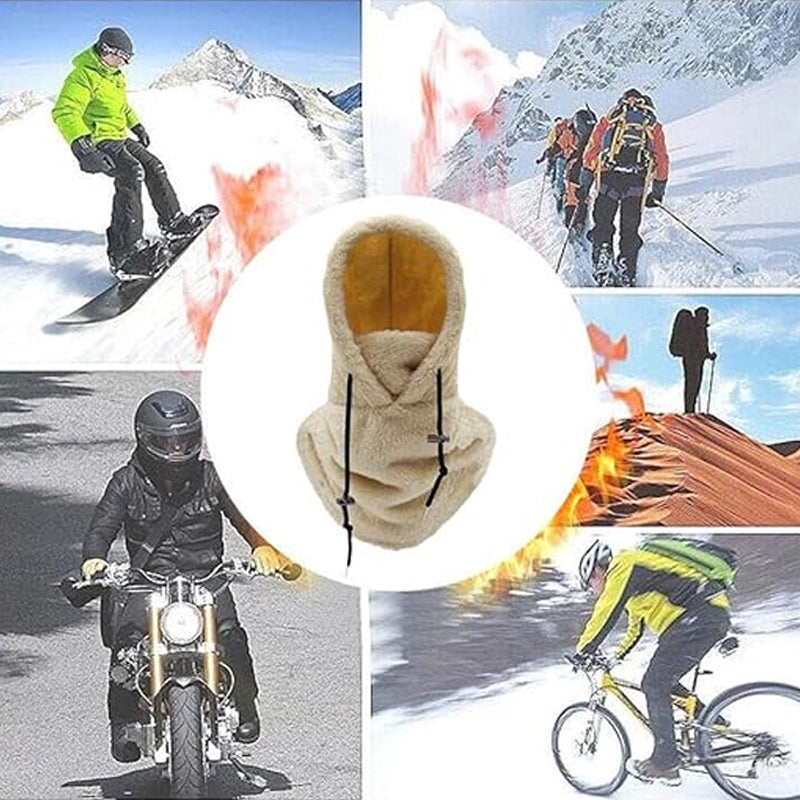 WinterHoed™ Beschermende sherpa-gevoerde kapuzenmasker voor ultieme warmte.