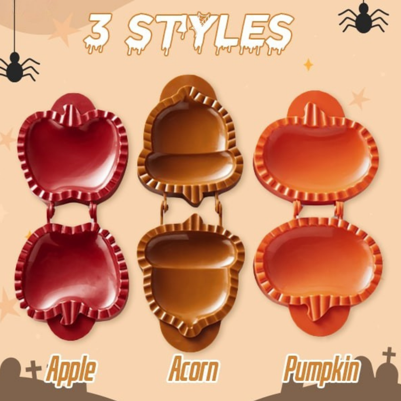 Halloween Taartvorm | Uitsteker & Press | Pompoen, Appel & Eikel | BPA-vrij ABS