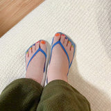 Dames Sokken | Manicure Print | Zachte Stof voor Dagelijks Comfort