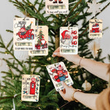 Kerst Geldhouder | Houten Decoratie | Handgemaakt Cadeau Idee