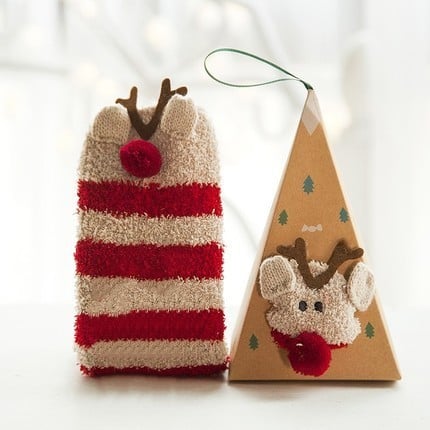 Unisex Kerstsokken | Warme Huissokken | Knus & Cadeauverpakking