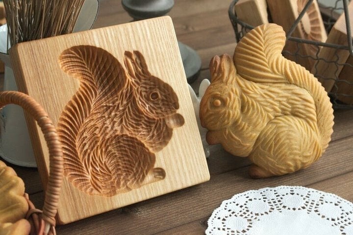 Houten Koekjesvorm | Uitsteker & Stempel | Beukenhout | Diverse Dierenmotieven