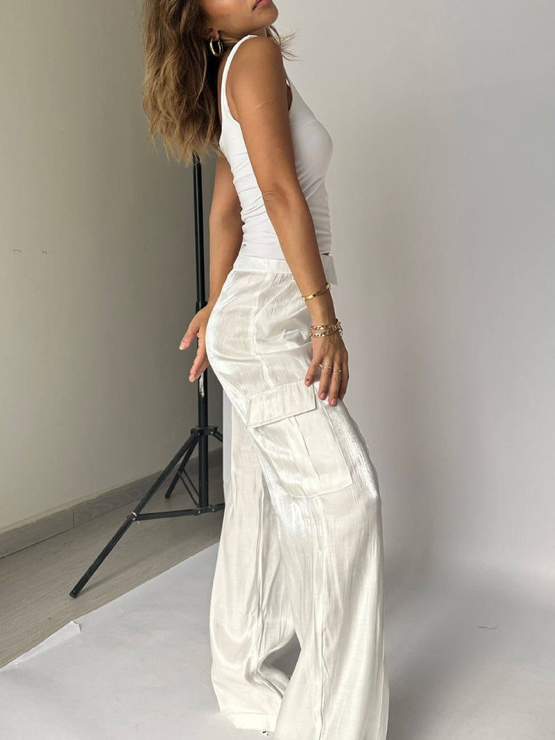 Manuela™ Gliterstof Broek
