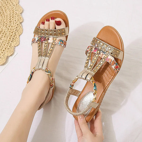 Sariah | Elegante Kristallen Sandalen voor Dames