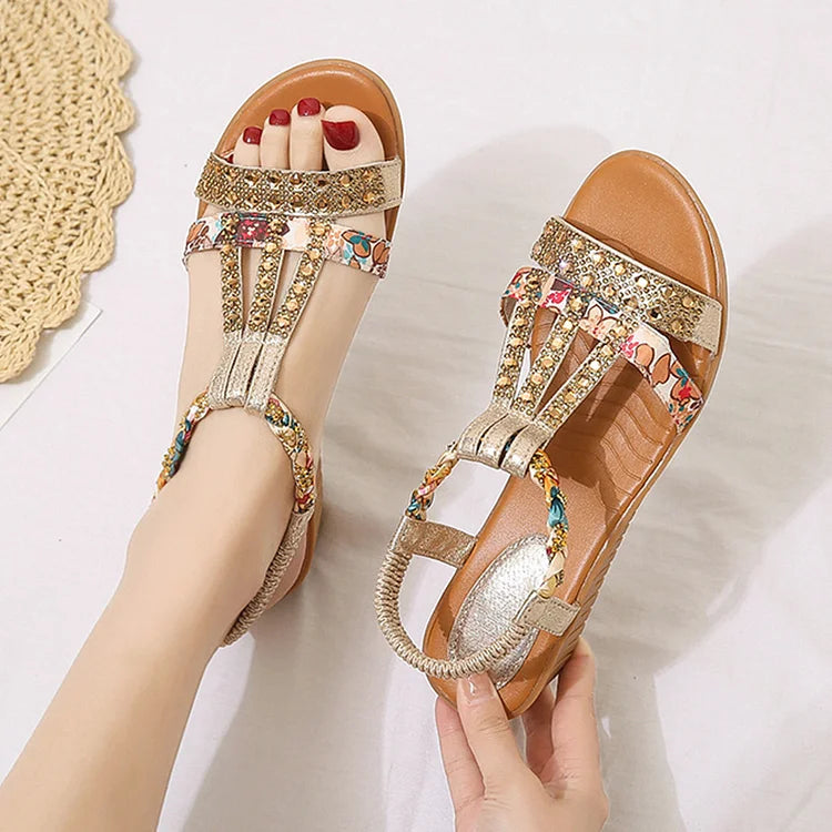 Sariah | Elegante Kristallen Sandalen voor Dames