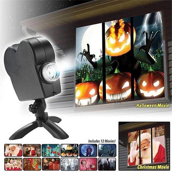Halloween Projector | Realistische Holografische Scènes | Binnen & Buiten | Inclusief Video’s