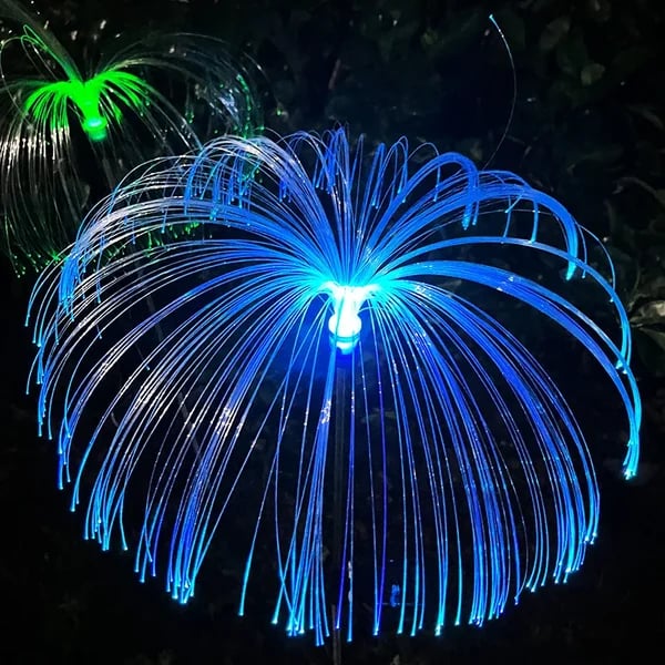 Solar Tuinlamp | Kikkerdril Jellyfish Design | Warm Wit & Kleurenwissel | 75 cm | Waterdicht