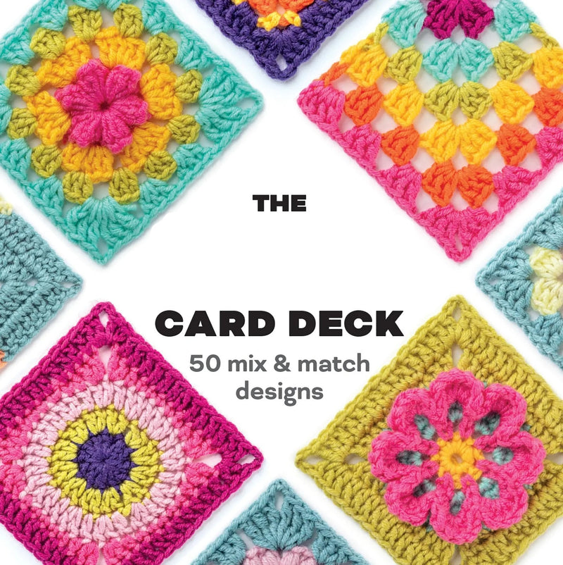 Haak Kaarten Deck | 50 Ontwerpkaarten + 37-pagina Boekje | Draagbaar Haakinspiratie Set