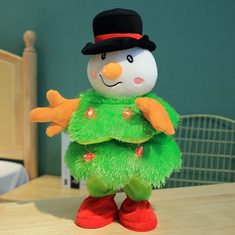 Kerst Knuffel Pop | Zingend & Dansend | Interactieve Kerstdecoratie 40cm