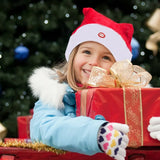 Kerstman Hoed | Zingend & Dansend | Beweegbaar met Muziek | Rood Pluche | 45 cm