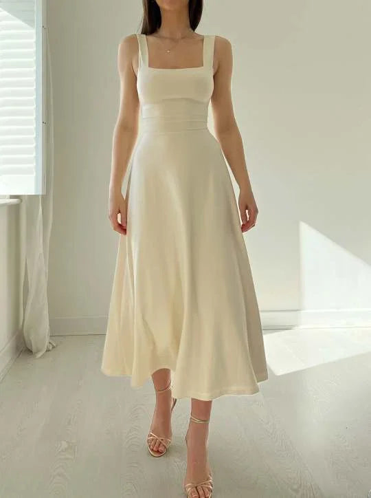 Heidi-Mode | Audrey Midi Jurk Omkeerbaar Van Organisch Bamboe Met Zakken
