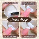 Stempelicious™  Nail Art Gelei Stempel (3 Stuks)