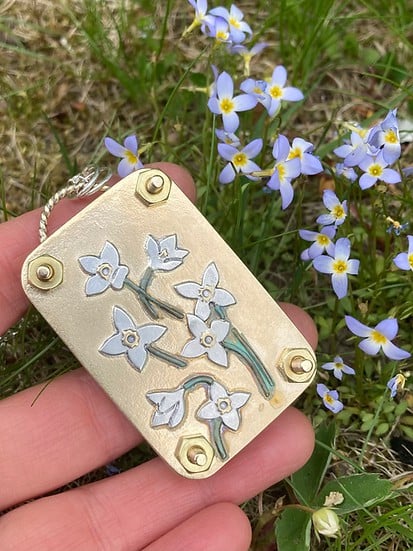 Mini Bloemenpers | Handgemaakt | Compact Formaat 35x50mm | Inclusief Herbarium Droogpapier