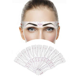 Wenkbrauw Sjabloon Kit | 12-delig Brow-Mapping Systeem | Perfecte Symmetrie