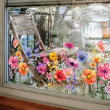 1+1 Gratis | FloraDecoratie™ Herbruikbare Raamstickers
