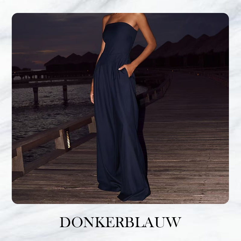Madeleine™ Mouwloze jumpsuit met zakken