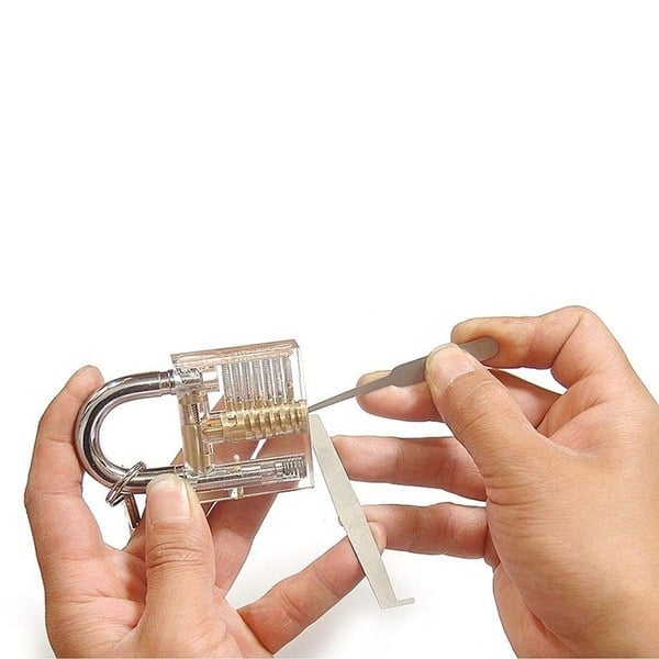 Lock Pick Auto Extractor | Semi-automatisch klop-extractiegereedschap | RVS | Zakformaat