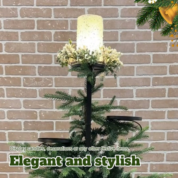 Kerstboom Topper Rek | 3-lagen |Metaal