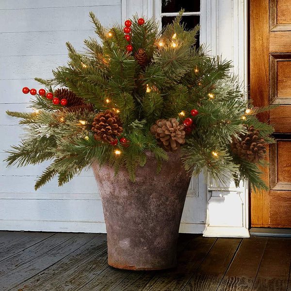 Kerst Decoratie Arrangement | Met LED Verlichting | 45 cm | Voor Binnen & Buiten
